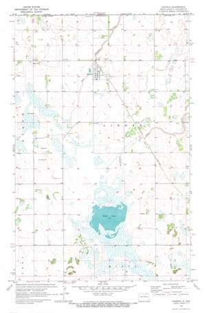Hannah USGS topographic map 48098h6