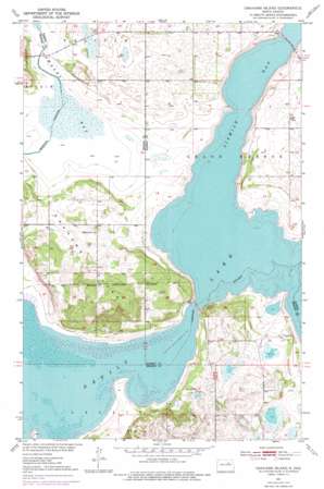 Grahams Island USGS topographic map 48099a1