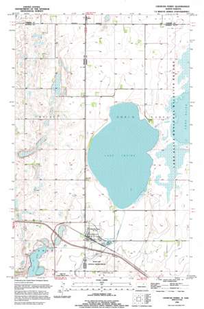 Churchs Ferry USGS topographic map 48099c2
