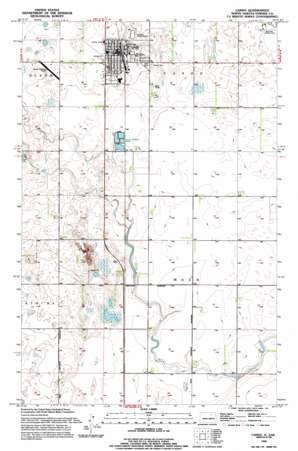 Cando USGS topographic map 48099d2