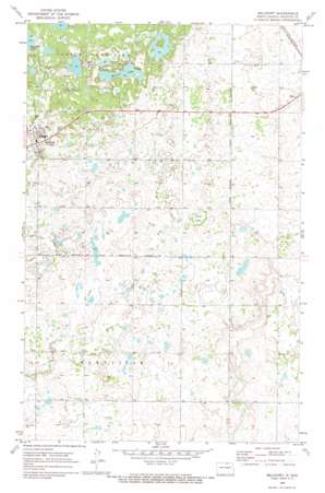 Belcourt USGS topographic map 48099g6