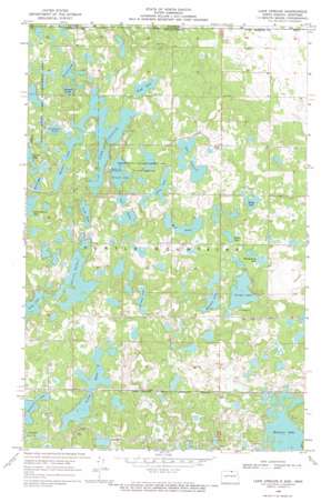 Lake Upsilon USGS topographic map 48099h7