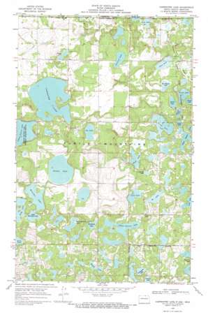 Carpenter Lake USGS topographic map 48099h8