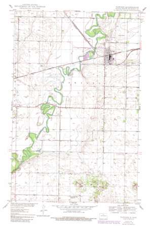 Towner topo map