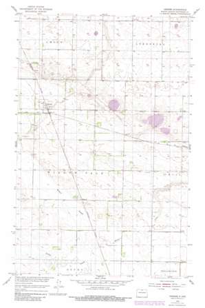 Omemee USGS topographic map 48100f3
