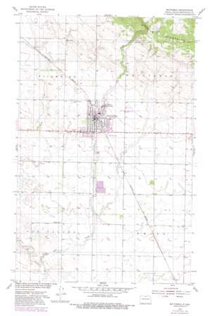 Bottineau USGS topographic map 48100g4