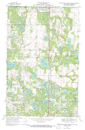 Carpenter Lake USGS topographic map 48100h1