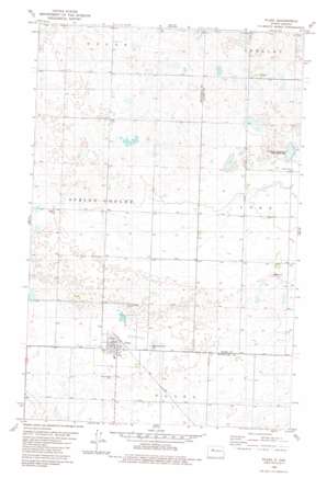 Plaza USGS topographic map 48101a8