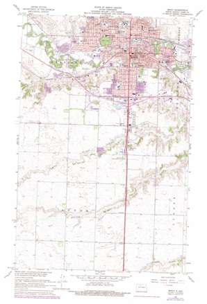 Minot USGS topographic map 48101b3