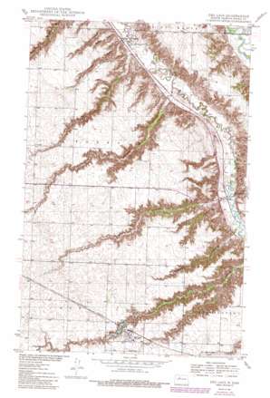 Des Lacs USGS topographic map 48101c5