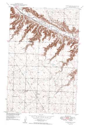 Hartland USGS topographic map 48101d7