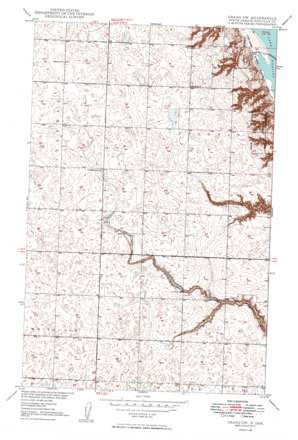 Grano Sw USGS topographic map 48101e6