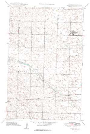 Maxbass USGS topographic map 48101f2