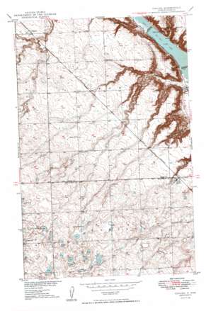 Coulee topo map
