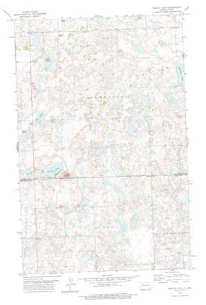 Westby Lake USGS topographic map 48102e3
