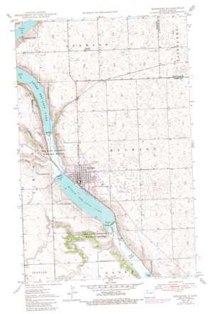 Kenmare USGS topographic map 48102f1