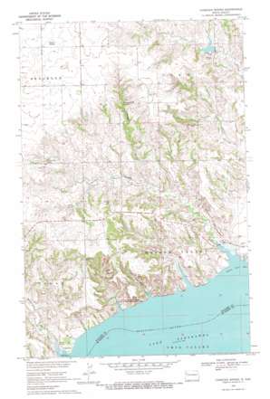 Cussicks Spring USGS topographic map 48103b2