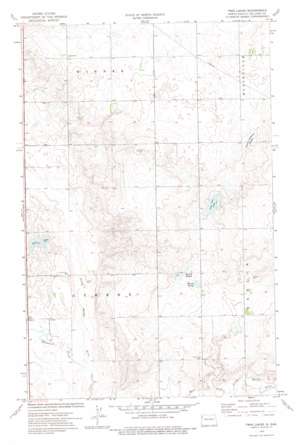 Twin Lakes USGS topographic map 48103d5