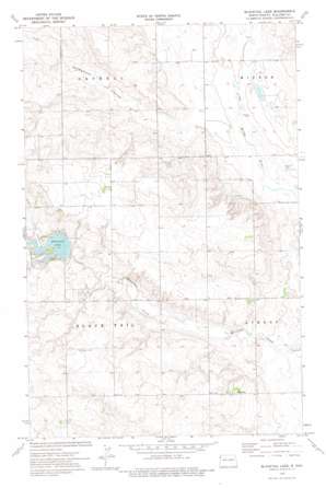 Blacktail Lake USGS topographic map 48103d6