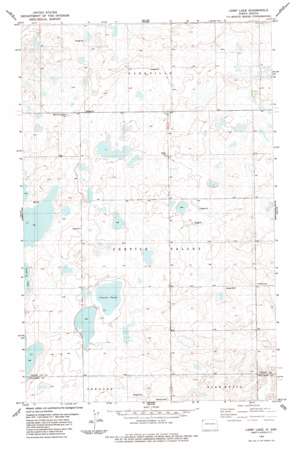 Camp Lake USGS topographic map 48103f8