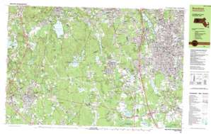 Brockton USGS topographic map 42071a1