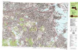 Boston South USGS topographic map 42071c1