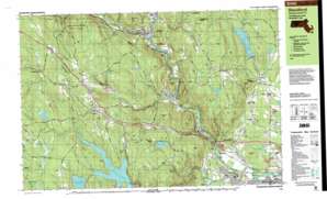 Woronoco USGS topographic map 42072b7