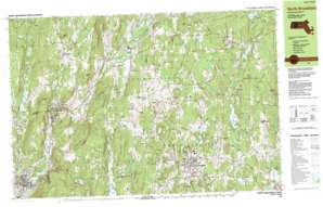North Brookfield USGS topographic map 42072c1
