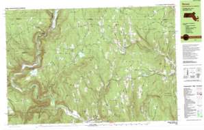 Rowe USGS topographic map 42072f7