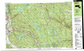 East Lee USGS topographic map 42073c1