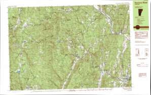Saxtons River topo map