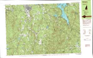 Sunapee Lake South USGS topographic map 43072c1