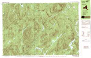 Raquette Lake USGS topographic map 43074e1