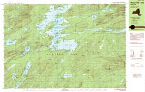 Raquette Lake USGS topographic map 43074g5