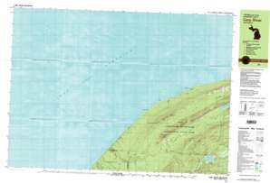 Carp River East USGS topographic map 46089g7