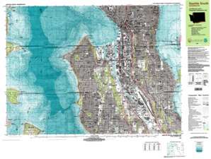 Seattle South topo map