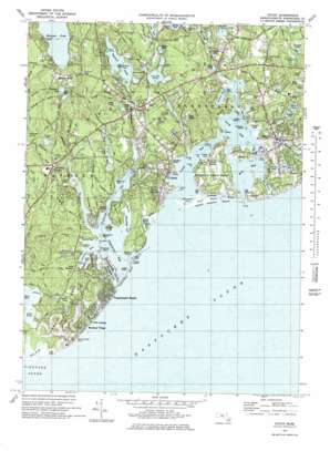 Cotuit USGS topographic map 41070e4