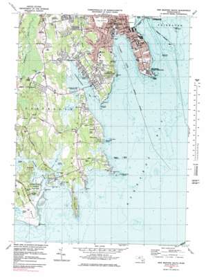 New Bedford South USGS topographic map 41070e8