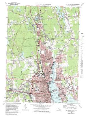New Bedford South USGS topographic map 41070f8