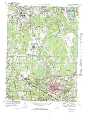 Bridgewater USGS topographic map 41070h8