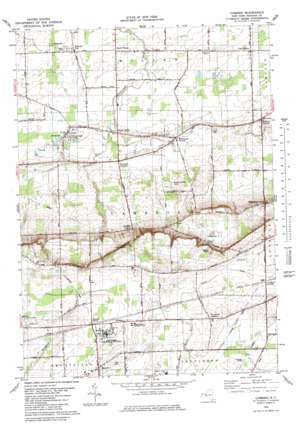 Cambria USGS topographic map 43078b7