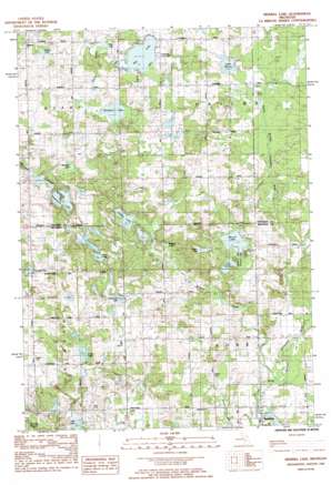 Merrill Lake USGS topographic map 43085g2