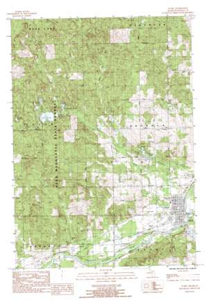Evart USGS topographic map 43085h3