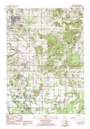 Shelby topo map