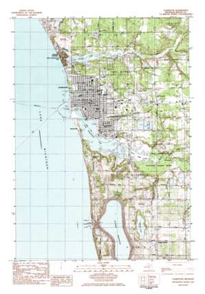 Ludington USGS topographic map 43086h4
