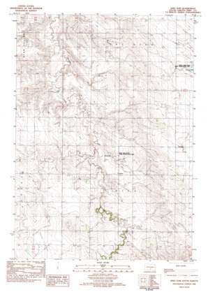 King Dam USGS topographic map 43099e7