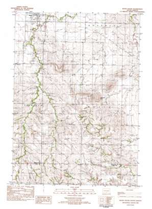 Wood South topo map
