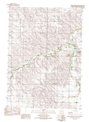 White River West USGS topographic map 43100e7