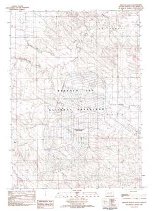 Phister Ranch topo map