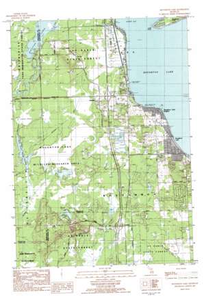 Houghton Lake USGS topographic map 44084c7
